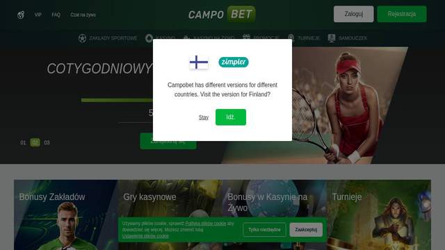 Campobet casino screenshot